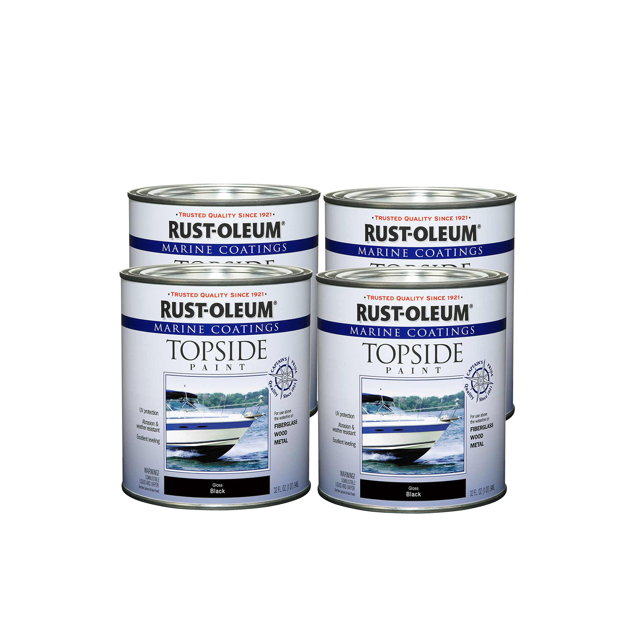 Rust-Oleum 207006-4PK Marine Topside