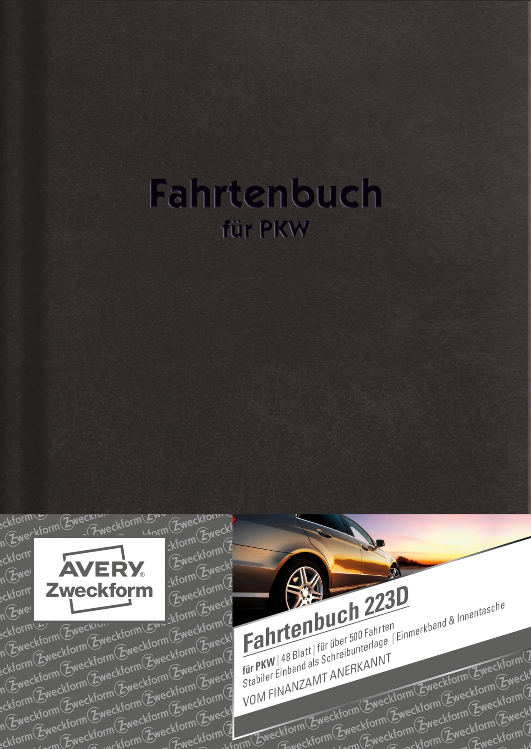 Avery Zweckform 223D Logbook. Car DIN A5