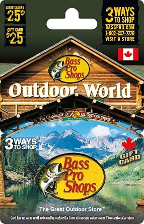 Bass Pro Gift Card $25 : Amazon.ca