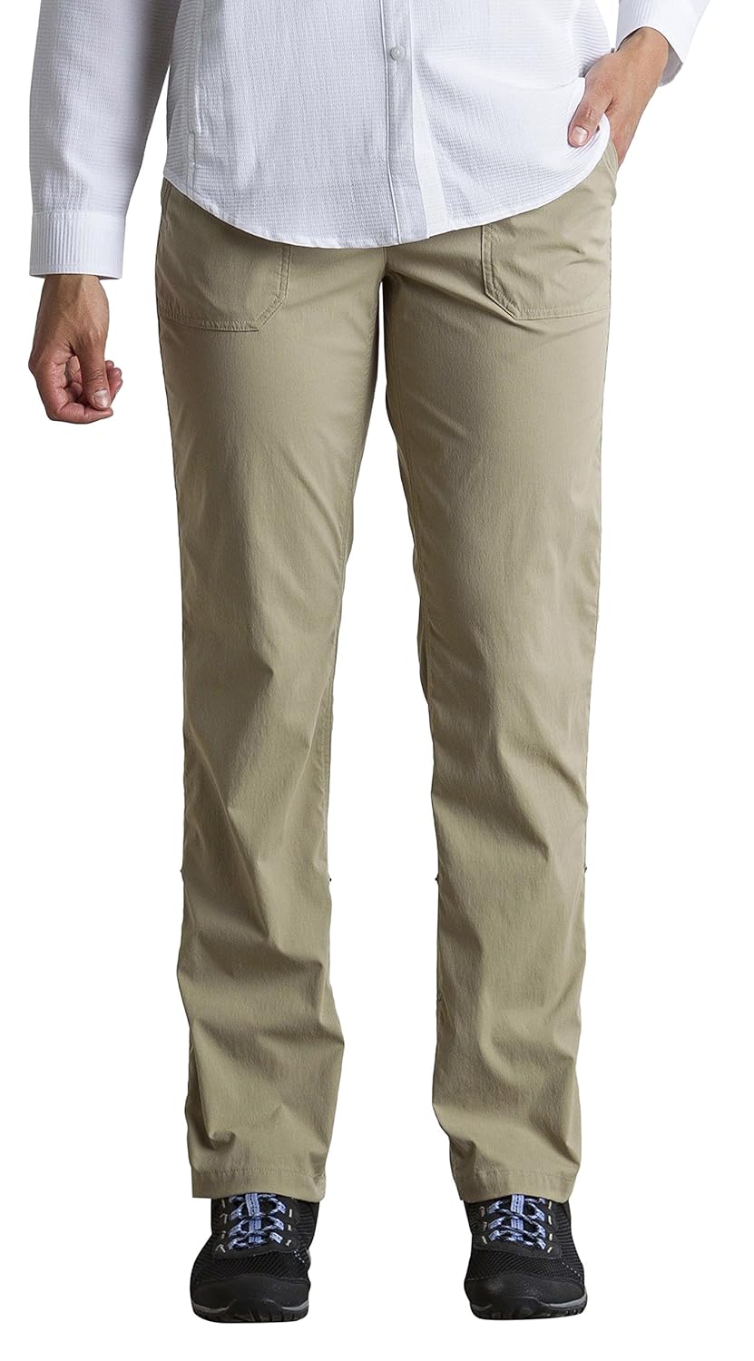 Petite ExOfficio Womens BugsAway Vianna Lightweight Hiking Pants Insect Mosquito Repellent