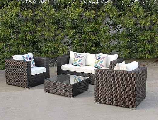 Divano Giardino Trasformabile Letto Da Esterno In Rattan Minas