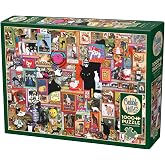 Cobble Hill 1000 Piece Puzzle - Catsville - Sample Poster Included