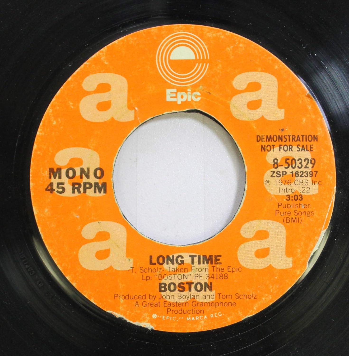 Boston Boston 45rpm Record Let Me Take You Home Tonight Long Time Amazon Com Music Boston Boston 45rpm Record Let Me Take You Home Tonight Long Time Amazon Com Music