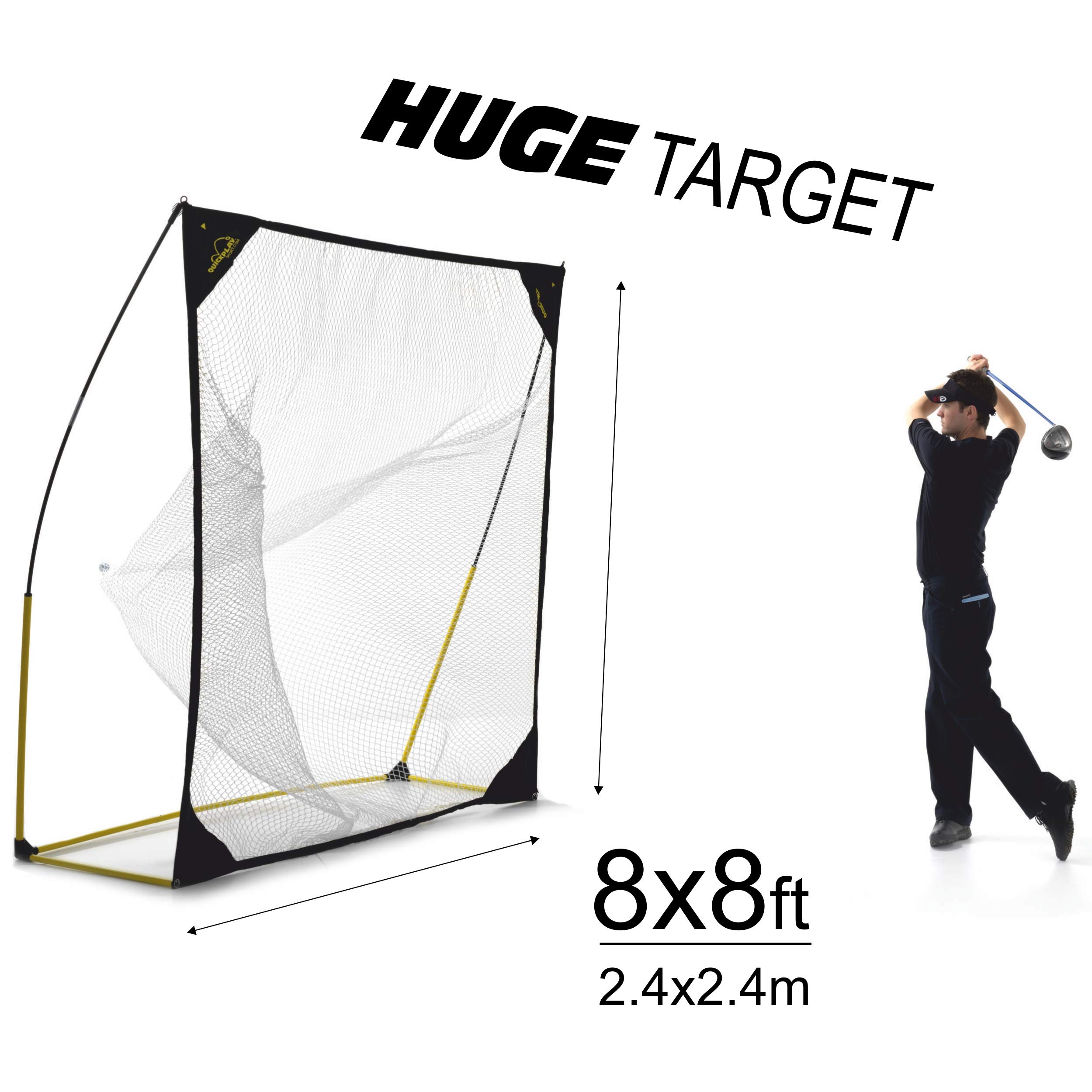 QUICKPLAY QuickHit Golf Training Net Now Available in 2 Sizes Buy