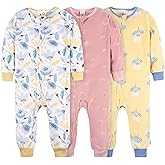 Gerber baby-girls Fleece Footless Pajamas 3-pack