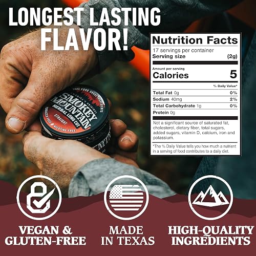 calories in smokeless tobacco Smokey Mountain Herbal Long Cut – Blood Orange Dry Tobacco Snuff (5 LB)