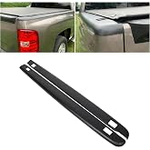 KUAFU Bed Rail Caps Cover Compatible with 2007-2014 Silverado 1500 | Truck; Compatible with 2007-2014 Chevrolet Chevy Silverado 1500; Replacement for 72-41114 with Stake Holes Crew Cab