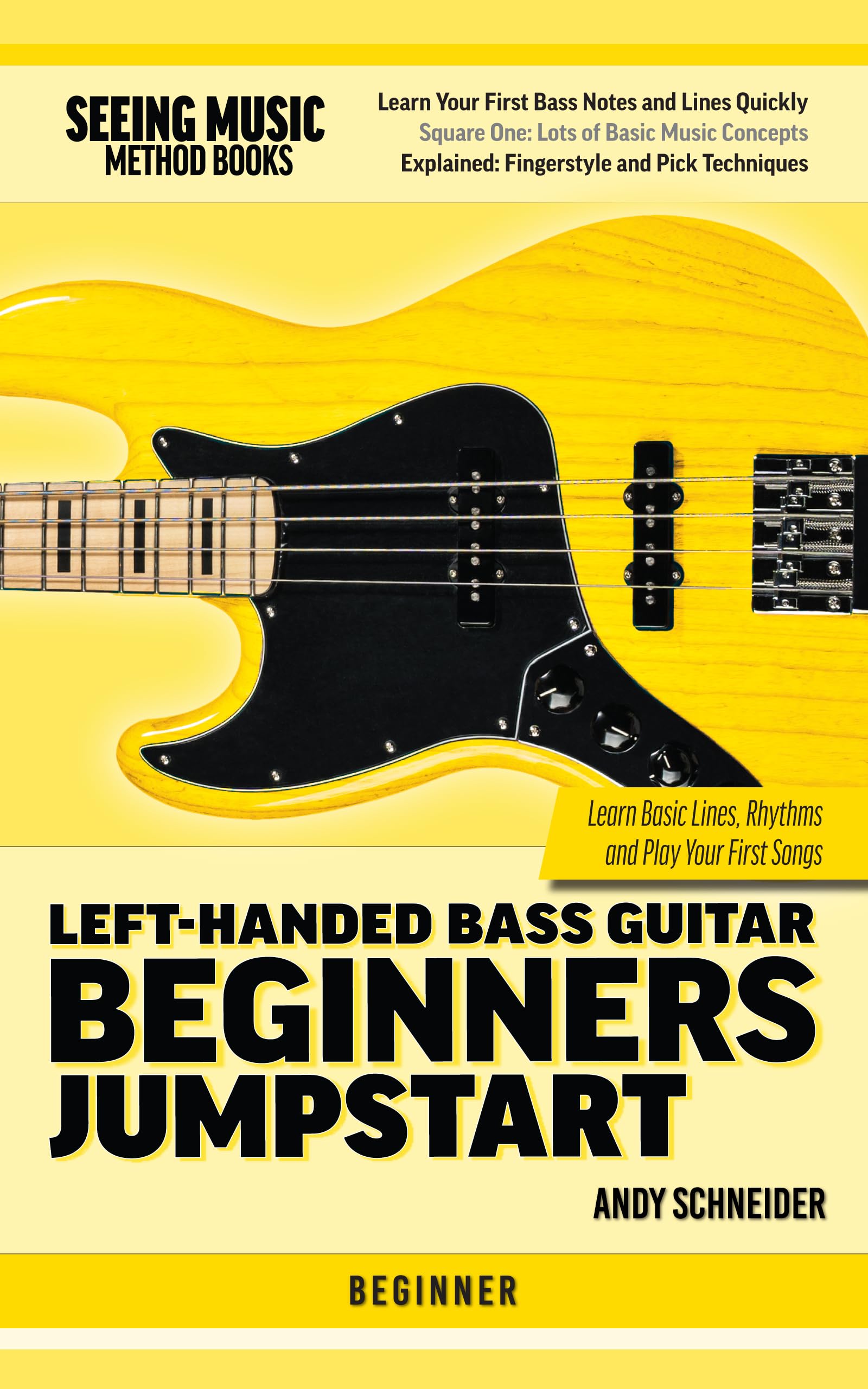 Left-Handed Bass Guitar Beginners Jumpstart: Learn