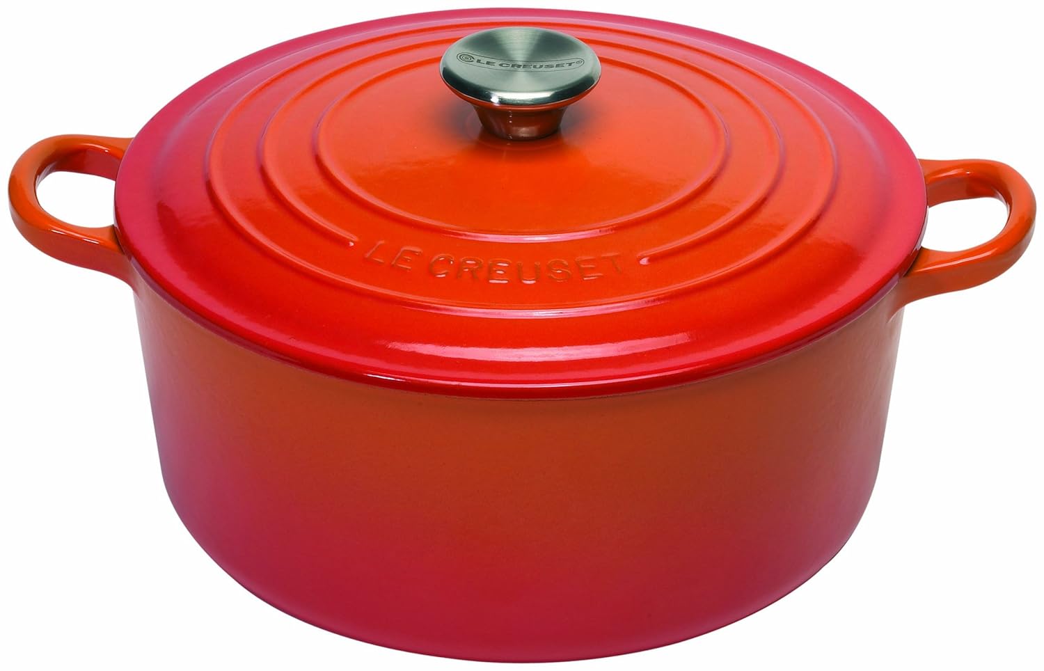 Le Creuset Cocotte Redonda Volcánico 18cm, color Volcánico (Naranja