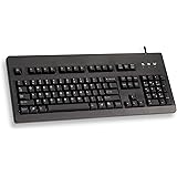 Cherry G80-3000LSCDE-2 Tastatur PS/2 USB schwarz (deutsches Tastaturlayout, QWERTZ)