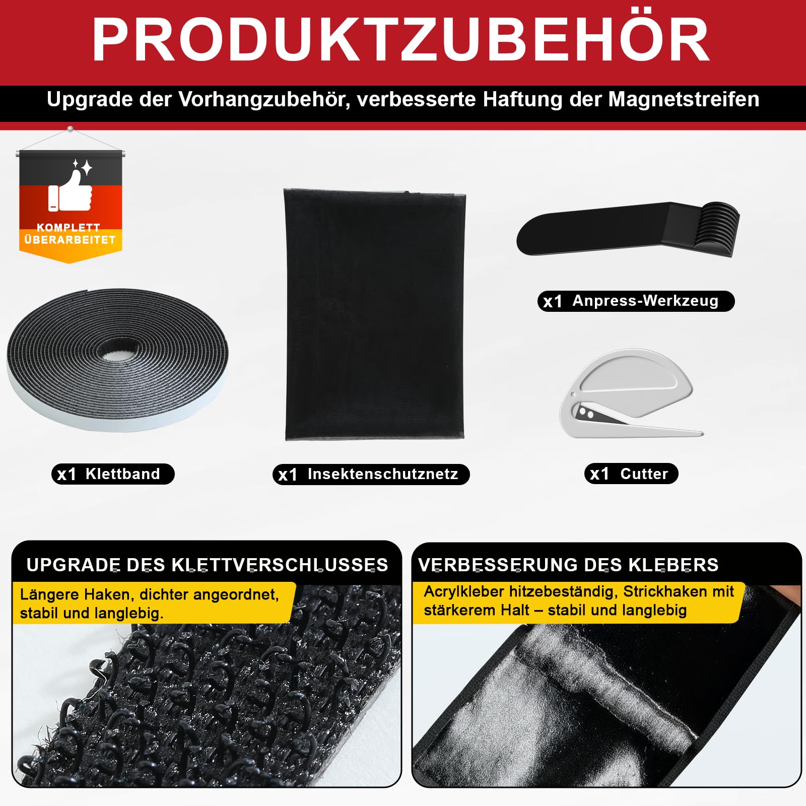 ZUIYIN Fliegengitter für Fenster 150 x 180cm Ohne Bohren Zuschneidbar Insektenschutz Fenster mit Starker Klettband Fliegennetz & Mückennetz für Fenster 3