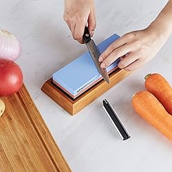 Amazon Basics Whetstone Knife Sharpening Wet Stone