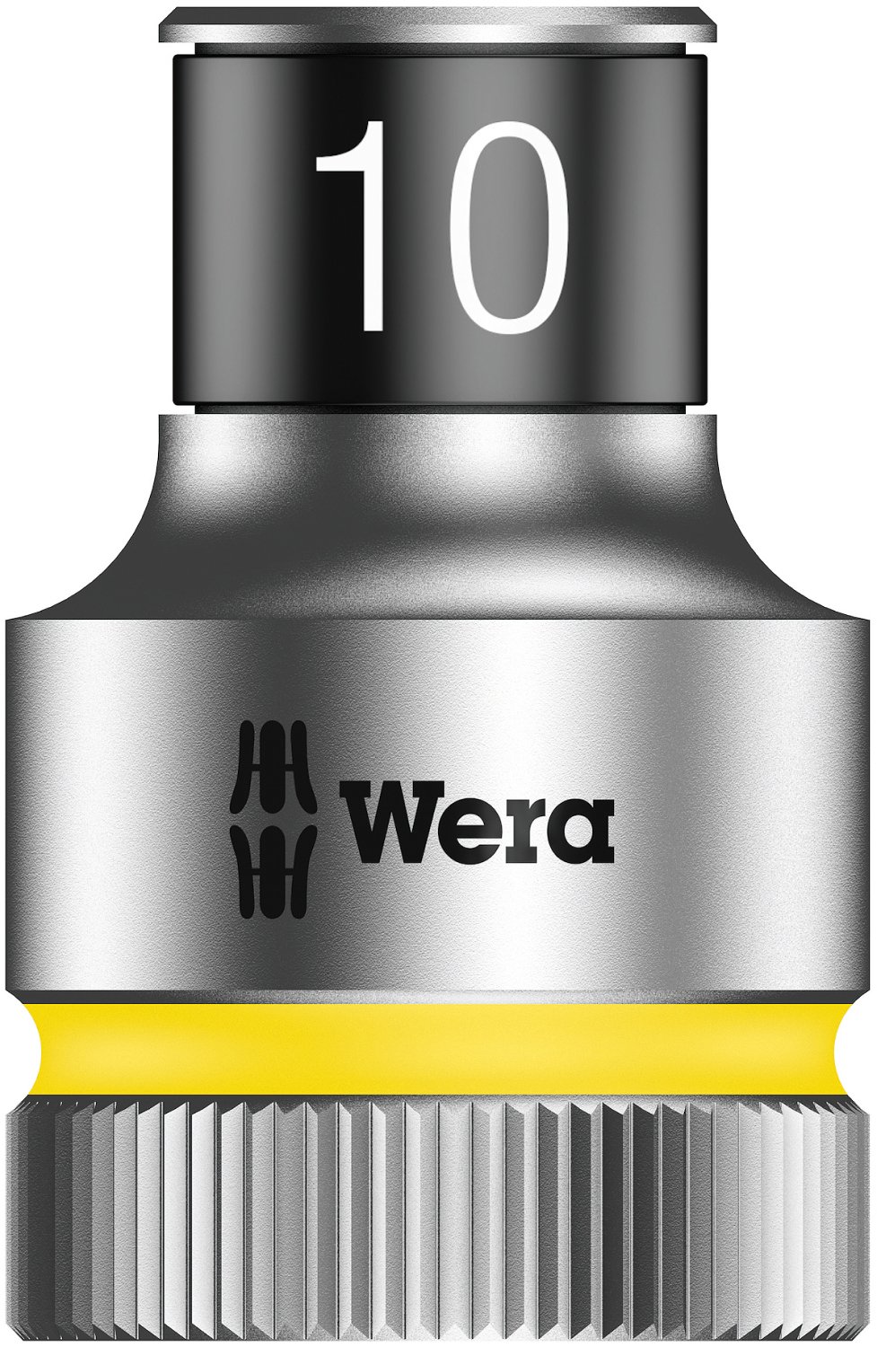 Wera 05003730001 8790 10 mm x 1/2-Inch Drive HMC HF Zyklop Hex Socket with Fastener Holding Function