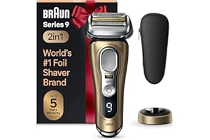 Braun Series 9 Pro 9419s Electric Shaver for Men, Wet & Dry Razor, Shaving Kit with 4+1 Head with ProLift Trimmer, Holiday Gifts for Men