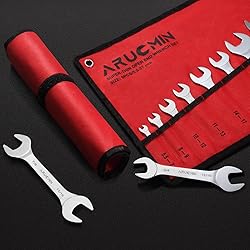 ARUCMIN Super-Thin Open End Wrench Set, 18-Piece