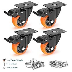 3 Inch Heavy Duty Plate Casters Swivel Caster