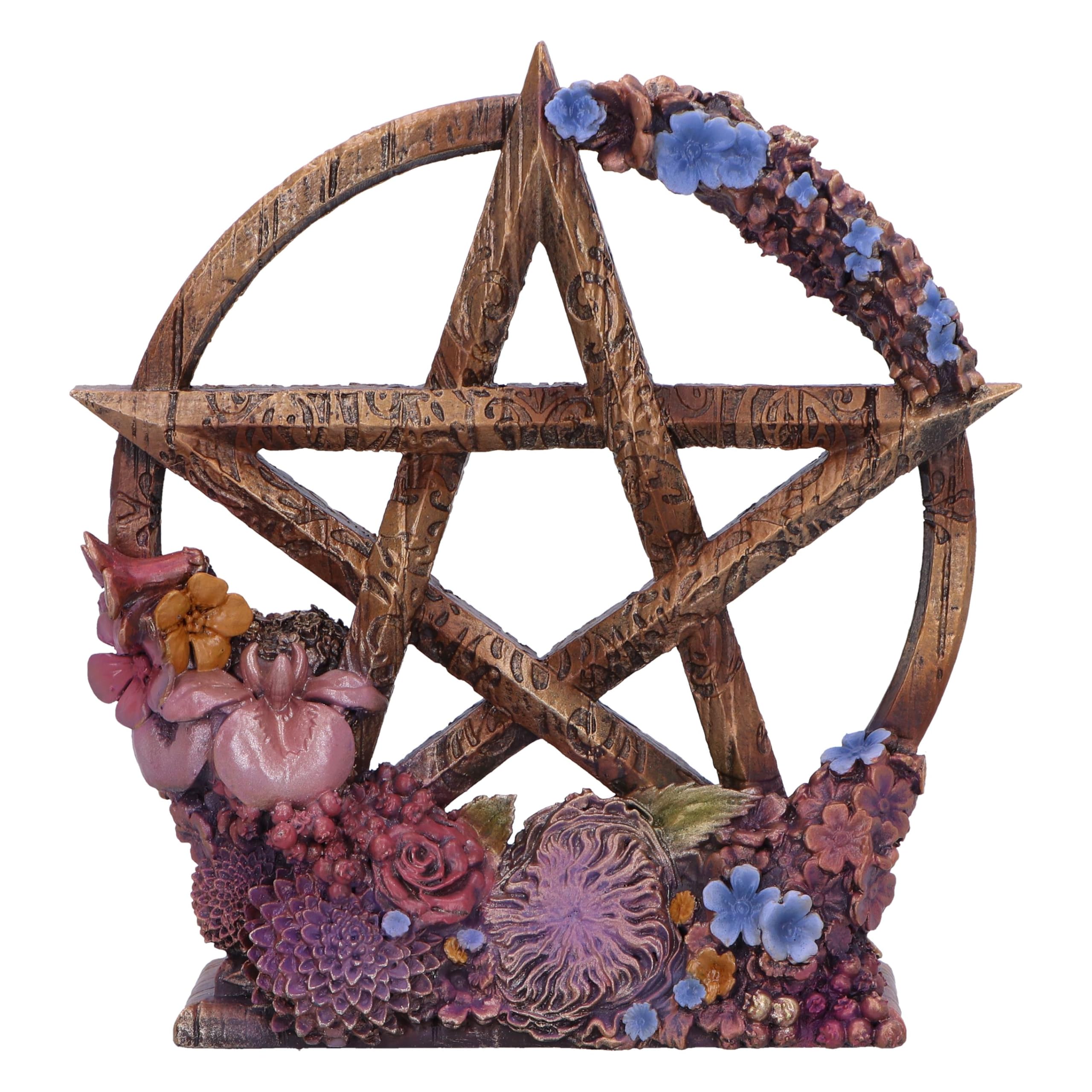 Nemesis Now Season of the Pentagram Ostara (Spring) Figurine 16.5cm, Resin, Bronze, Spring Pentagram Ornament, Wiccan Gift, Packaged in Gift Box, Cast in the Finest Resin, Expertly Hand-Painted