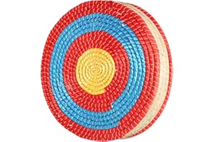 HYBDAMAI Archery Targets Traditional Solid Straw Round Archery Target, Arrow Target for Recurve Bow Longbow or Compound Bow, for Kids Youth Adult Archery Hunting Backyard Practice