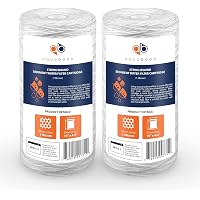25-Pack 20x2.5 String Wound Sediment Water Filters – 1/5/10/20 Micron, Whole House