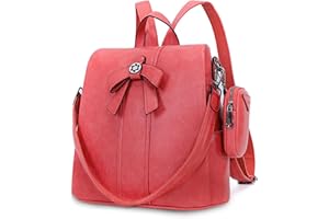 ZOCAI Backpack Purse for Women Fashion Backpack Purses PU Leather Daypacks Anti-Theft Shoulder Bag Satchel Purse