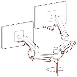 Ergotron – LX Vertical Stacking Dual Monitor