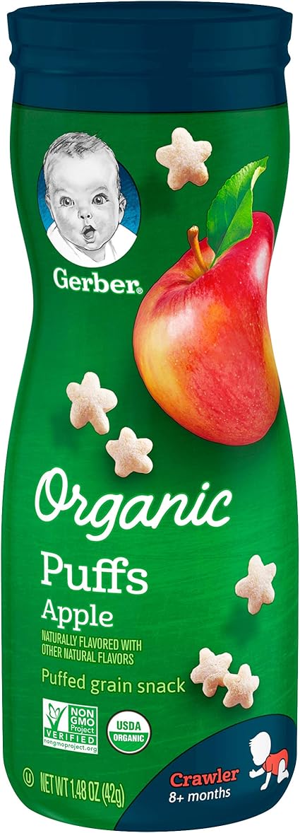 gerber organic puffs