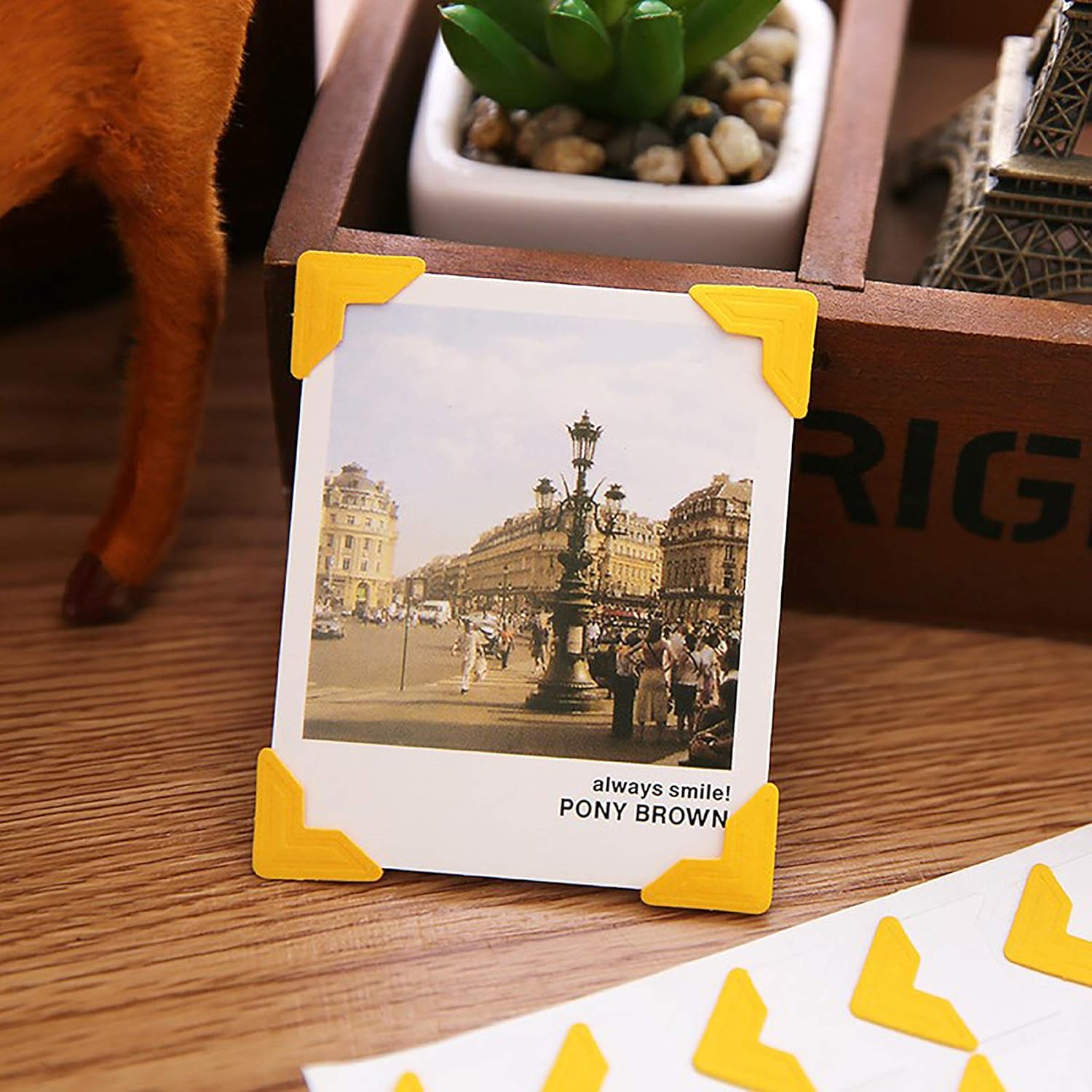 432 Pieces Photo Corners Stickers Self Adhesive Photo Mounting Corners18 Sheets for DIY Scrapbook Picture Album DIY Craft (White Bottom) - Image 5