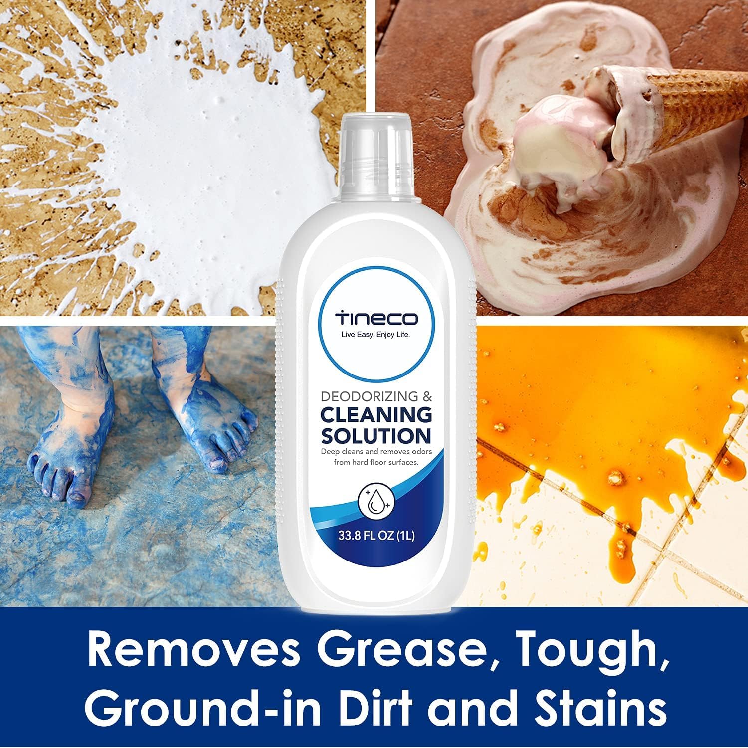Tineco Floor Cleaning Solution for iFLOOR 2 Complete, iFLOOR 3 Breeze Complete, Floor ONE S3