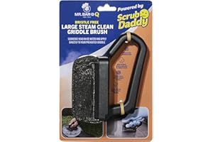 Mr. Bar-B-Q Bristle Free Large Steam Clean Griddle/Grill Brush Powered by Scrub Daddy