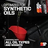 K and N Motorcycle Oil Filter KN 204-1 High Flow Premium For Honda Kawasaki view 7