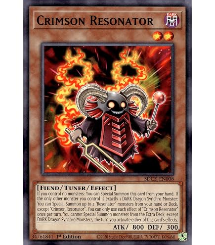 thumbnail interactive-video image 1 of Yu-Gi-Oh! TCG - Vision Resonator (SDCK-EN002) - Ultra Rare 1st Edition - Near Mint 1 of 4