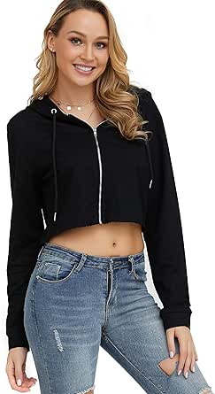 crop hoodie amazon