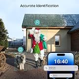 BOIFUN 2K Wireless Video Doorbell Camera No Monthly Fee Alexa Night Vision view 4
