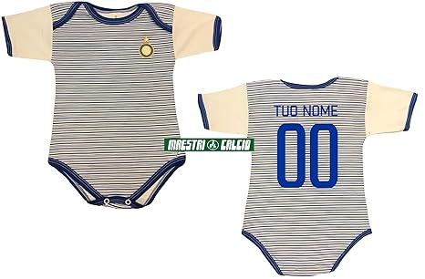 maglia inter neonato personalizzata