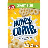 Honeycomb Breakfast Cereal, Made with Real Honey, 23.5 oz Box | Made With Whole Grain, No Artificial Colors And Flavors, Dye Free, On The Go Treat, Snack For Kids And Adults