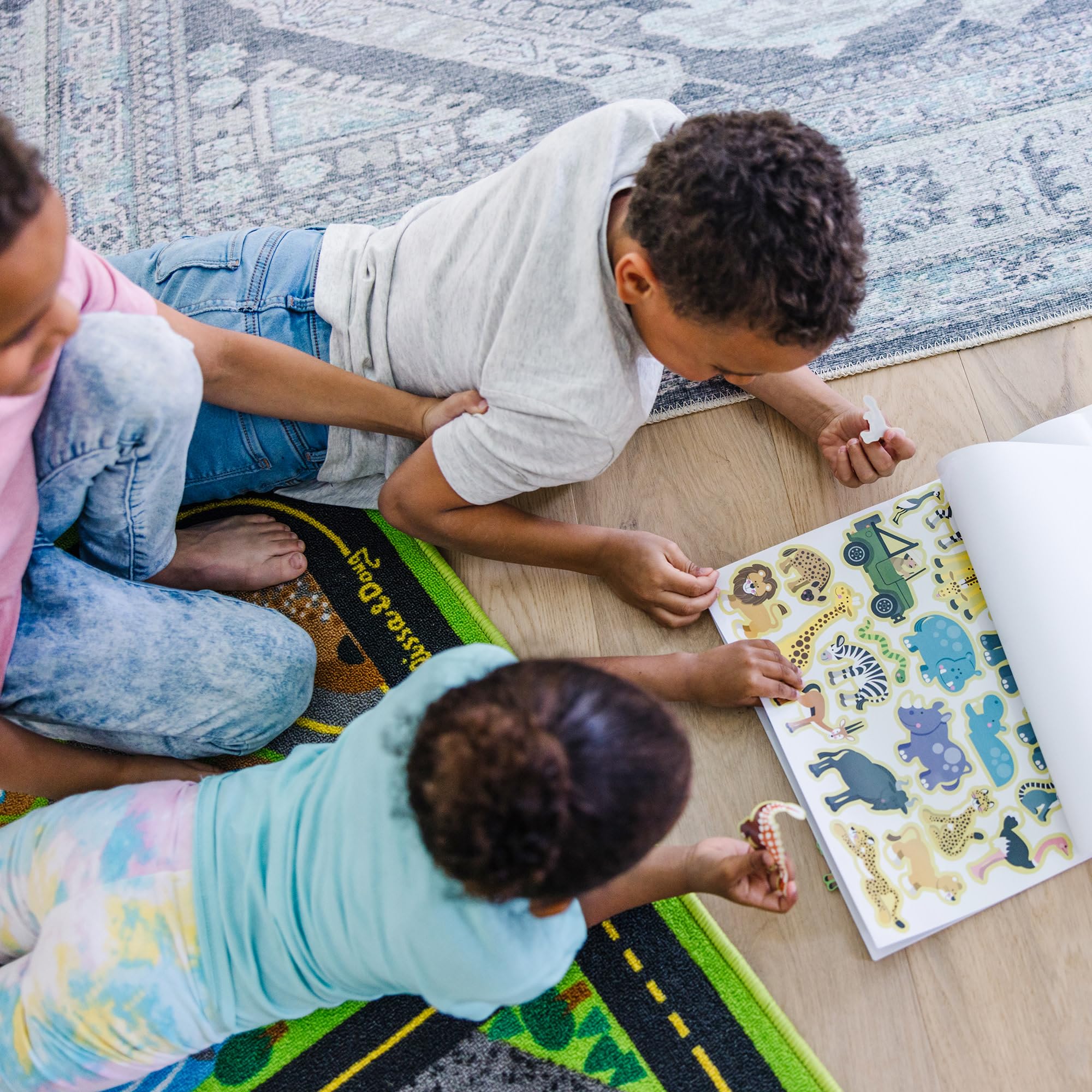 Melissa & Doug Reusable Sticker Pad: Habitats - 150+ Reusable Stickers - FSC Certified