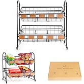 ODOXIA Candy Display Rack for Countertop | Stackable Snack Organizer &amp; Chip Rack | Candy Shelf &amp; Display Stand for Stores &amp; Offices