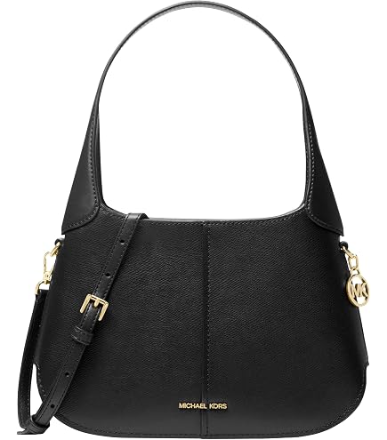 Michael Kors Women's Alice Large Top-Zip Shoulder, Gold-Tone