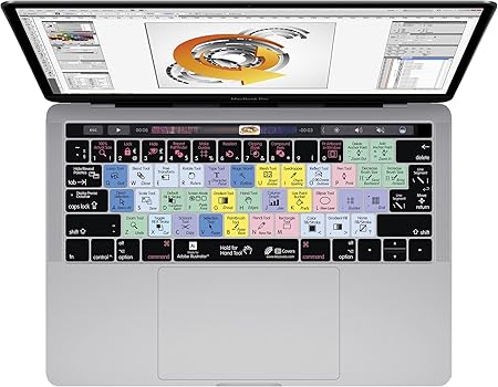 Amazon Com Kbcovers Keyboard Cover For Adobe Illustrator Fits Apple Macbook Pro 13 15 Inch W Touch Bar Late 16 Computers Accessories