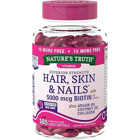 Buy Nature S Truth Superior Strength Hair Skin Nails With Argan