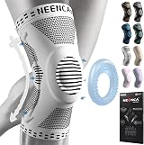 NEENCA Professional Knee Brace Patella Gel Pad Side Stabilizers