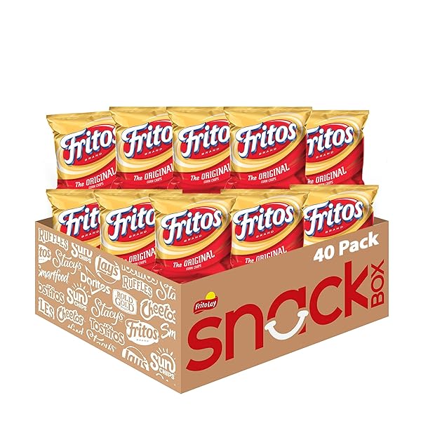 FRITOS ORIGINAL CORN CHIPS, 1 OUNCE (PACK OF 40)