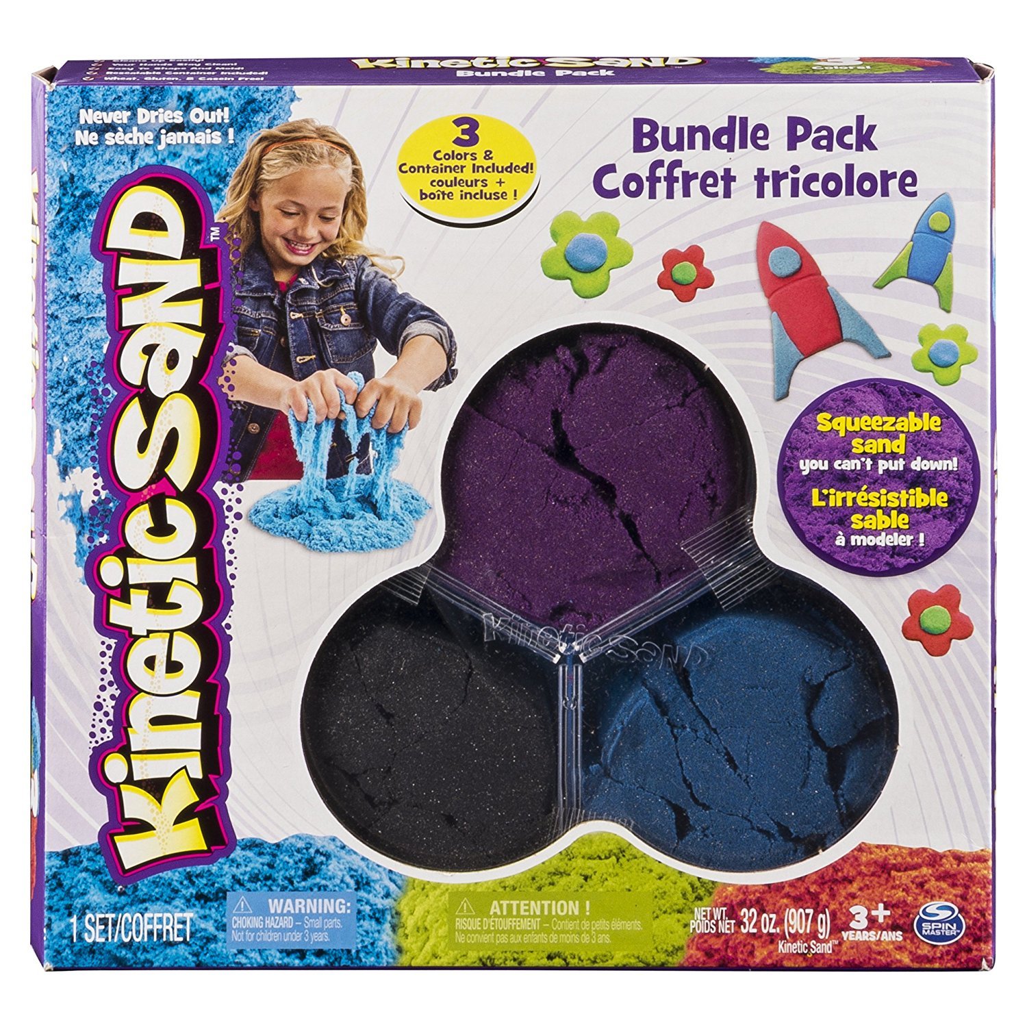 black kinetic sand