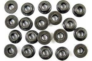 Retro-Motive Flange Nuts for GM- M5-.80 Thread- 8mm Hex- 12mm Flange- 25 Nuts- #1918
