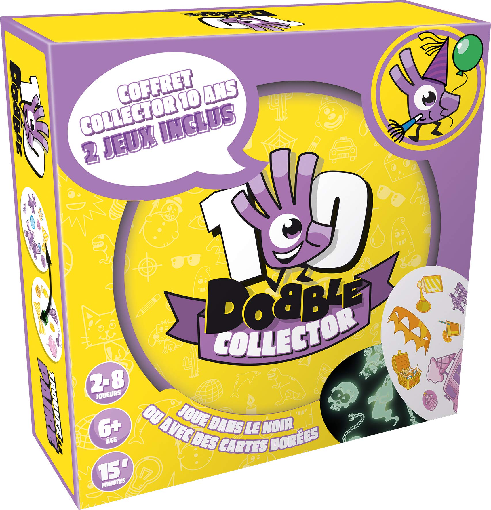 Dobble Asmodee Collector, 10 Years, Board Game, Game of Observation and Speed.