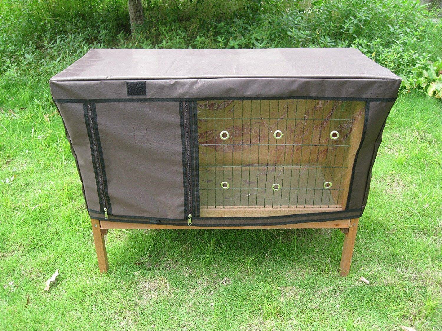 BUNNY BUSINESS Rabbit Hutch Covers over 20 Types Rabbit Hutches Rabbit Run Cover (BB-36-SI)