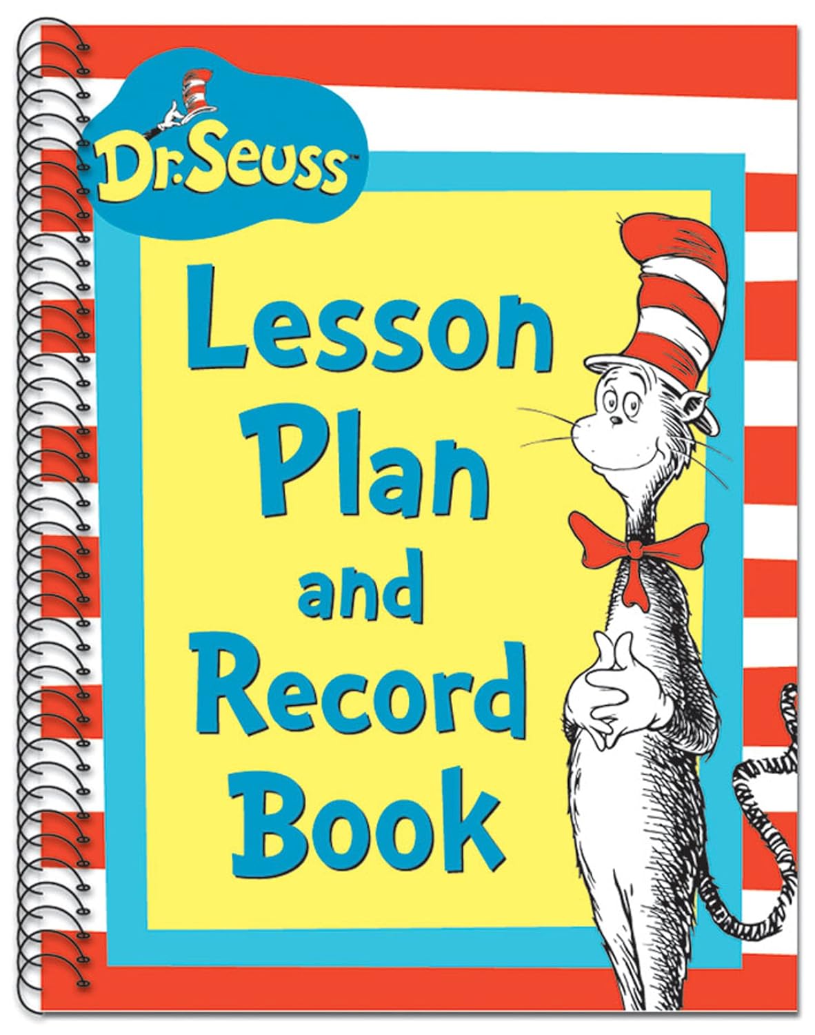 Eureka Dr. Seuss Back to School Classroom Supplies Record and Lesson Plan Book for Teachers, 8.5'' x 11'', 40 Weeks