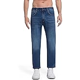 AbleTree Jeans for Short Men 27" 28 Inch Inseam Slim Straight Fit Short Length Casual Stretch Denim Pants AT13