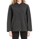 Max Studio Women's Max Studio Women's Brush Knit Bomber Jacket