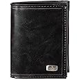 Dockers Men's Extra Capacity Slim Profile Trifold Wallet with Multiple Card Slots and ID Window